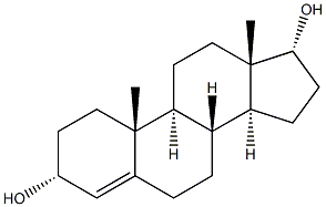 4-Androsten-3a,17a-diol Struktur