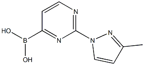 2-(3-METHYL-1H-PYRAZOL-1-YL)PYRIMIDINE-4-BORONIC ACID Struktur