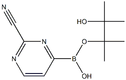 2-CYANOPYRIMIDINE-4-BORONIC ACID PINACOL ESTER Struktur