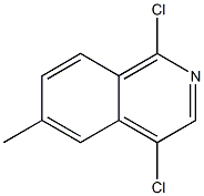 1,4-dichloro-6-methylisoquinoline Struktur