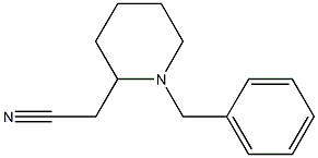 (1-BENZYLPIPERIDIN-2-YL)ACETONITRILE Struktur