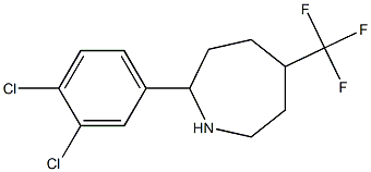 2-(3,4-DICHLOROPHENYL)-5-(TRIFLUOROMETHYL)AZEPANE Struktur