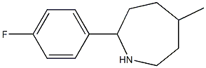 2-(4-FLUOROPHENYL)-5-METHYLAZEPANE Struktur