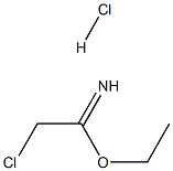 ETHYL 2-CHLOROETHANIMIDOATE HYDROCHLORIDE Struktur