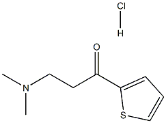 3-(dimethylamino)-1-(2-thienyl)propan-1-one hydrochloride Struktur