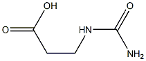 3-[(aminocarbonyl)amino]propanoic acid Struktur