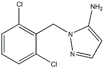 1-(2,6-dichlorobenzyl)-1H-pyrazol-5-amine Struktur