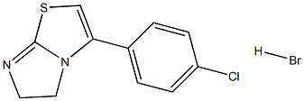 3-(4-chlorophenyl)-5,6-dihydroimidazo[2,1-b][1,3]thiazole hydrobromide Struktur