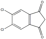 5,6-dichloroindane-1,3-dione Struktur