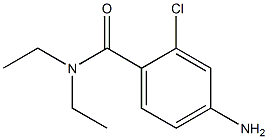 4-amino-2-chloro-N,N-diethylbenzamide Struktur