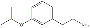 2-(3-isopropoxyphenyl)-1-ethanamine Struktur