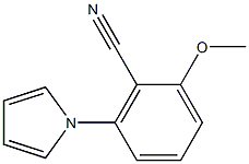 2-methoxy-6-(1H-pyrrol-1-yl)benzenecarbonitrile Struktur