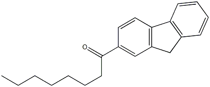 1-(9H-fluoren-2-yl)octan-1-one Struktur