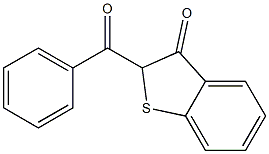 2-benzoyl-2,3-dihydrobenzo[b]thiophen-3-one Struktur