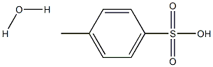 Toluene-4-sulphonic acidmonohydrate Struktur