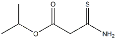 isopropyl 3-amino-3-thioxopropanoate Struktur