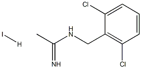 N1-(2,6-dichlorobenzyl)ethanimidamide hydroiodide Struktur