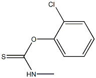 2-chlorophenyl (methylamino)methanethioate Struktur