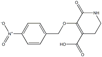 5-[(4-nitrobenzyl)oxy]-6-oxo-1,2,3,6-tetrahydro-4-pyridinecarboxylic acid Struktur