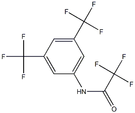 N1-[3,5-di(trifluoromethyl)phenyl]-2,2,2-trifluoroacetamide Struktur