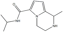 N-isopropyl-1-methyl-1,2,3,4-tetrahydropyrrolo[1,2-a]pyrazine-6-carboxamide Struktur