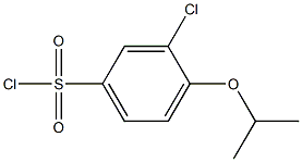 3-chloro-4-isopropoxybenzenesulfonyl chloride Struktur