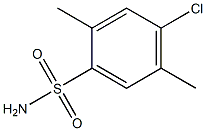 4-chloro-2,5-dimethylbenzene-1-sulfonamide Struktur