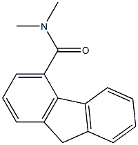 N4,N4-dimethyl-9H-fluorene-4-carboxamide Struktur