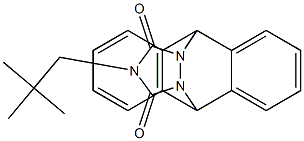 17-neopentyl-15,17,19-triazapentacyclo[6.6.5.0~2,7~.0~9,14~.0~15,19~]nonadeca-2,4,6,9(14),10,12-hexaene-16,18-dione Struktur