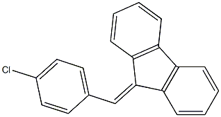 9-(4-chlorobenzylidene)-9H-fluorene Struktur