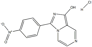 3-(4-nitrophenyl)imidazo[1,5-a]pyrazin-1-ol hydrochloride Struktur