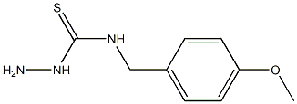 N-(4-methoxybenzyl)hydrazinecarbothioamide Struktur