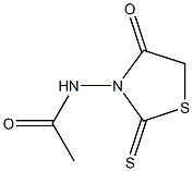 N1-(4-oxo-2-thioxo-1,3-thiazolan-3-yl)acetamide Struktur