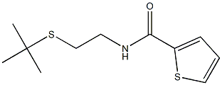 N2-[2-(tert-butylthio)ethyl]thiophene-2-carboxamide Struktur