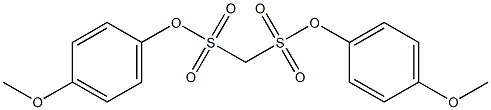 di(4-methoxyphenyl) methanedisulfonate Struktur