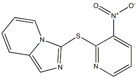 3-[(3-nitro-2-pyridyl)thio]imidazo[1,5-a]pyridine Struktur