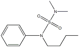 N-butyl-N',N'-dimethyl-N-phenylsulfamide Struktur