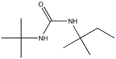 N-(tert-butyl)-N'-(tert-pentyl)urea Struktur