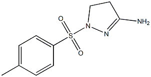 1-[(4-methylphenyl)sulfonyl]-4,5-dihydro-1H-pyrazol-3-amine Struktur