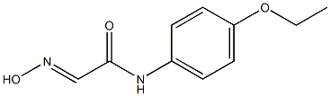 N1-(4-ethoxyphenyl)-2-hydroxyiminoacetamide Struktur