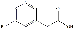 2-(5-bromo-3-pyridyl)acetic acid Struktur