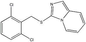 3-[(2,6-dichlorobenzyl)thio]imidazo[1,5-a]pyridine Struktur