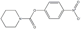 4-nitrophenyl piperidine-1-carboxylate Struktur