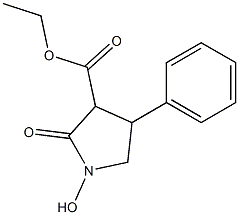 ethyl 1-hydroxy-2-oxo-4-phenyl-3-pyrrolidinecarboxylate Struktur