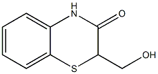 2-(hydroxymethyl)-2H-1,4-benzothiazin-3(4H)-one Struktur