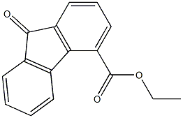 ethyl 9-oxo-9H-fluorene-4-carboxylate Struktur