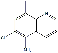 6-chloro-8-methylquinolin-5-amine Struktur