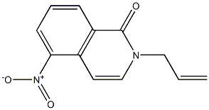 2-allyl-5-nitro-1(2H)-isoquinolinone Struktur