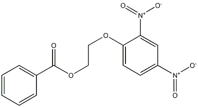 2-(2,4-dinitrophenoxy)ethyl benzoate Struktur