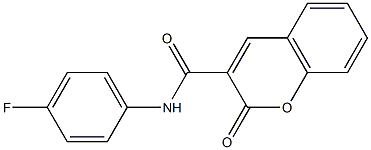 N3-(4-fluorophenyl)-2-oxo-2H-chromene-3-carboxamide Struktur